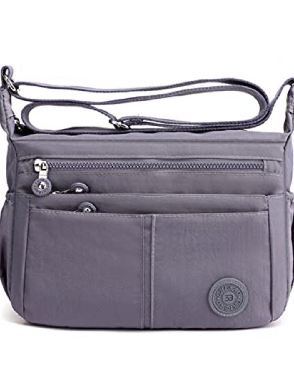 FANDARE Waterproof Nylon Crossbody Satchel Bag Medium Multi-Pocket